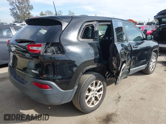 2018 Jeep Cherokee Latitude Plus with VIN 1C4PJLLB6JD520014, listed as a IAAI auction lot 41771997 with 171,405 mi miles. Bid and sale history available at carsss.com. Image 4.