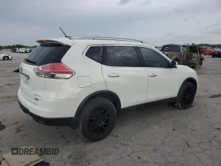 2014 Nissan Rogue SL with VIN 5N1AT2MV4EC852723, listed as a Copart auction lot 54189385 with 101,915 mi miles and Salvage Title. Bid and sale history available at DreamBid. Image 3.