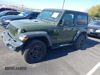 2021 Jeep Wrangler Sport S with VIN 1C4GJXAG3MW737454, listed as a IAAI auction lot 40392262 with 29,330 mi miles and . Bid and sale history available at DreamBid. Image 18.