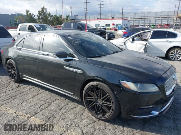 2018 Lincoln Continental Select with VIN 1LN6L9SK7J5605976, listed as a IAAI auction lot 41957386 with 78,621 mi miles. Bid and sale history available at carsss.com. Image 1.