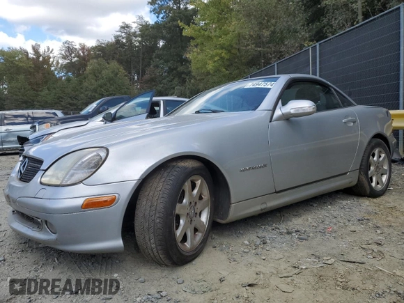 2002 Mercedes-Benz SLK 230 Kompressor z VIN WDBKK49FX2F242519, wystawiony jako Copart lot #74947574 z przebiegiem 38 513 mil mil oraz Czysty tytuł • Clean title. Historia ofert i sprzedaży dostępna na DreamBid. Obrazek 1.