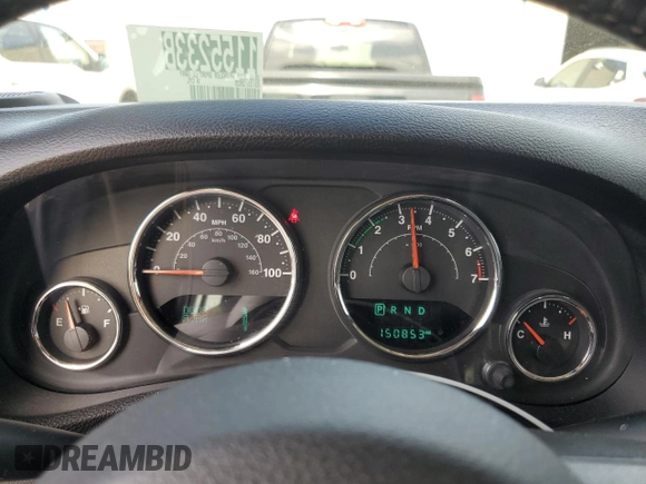 2016 Jeep Wrangler Black Bear with VIN 1C4AJWAG6GL314017, listed as a Copart auction lot 53399895 with 150,853 mi miles and Clean title. Bid and sale history available at DreamBid. Image 9.