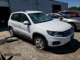 2016 Volkswagen Tiguan R-Line with VIN WVGBV7AX1GW593028, listed as a Copart auction lot 57425084 with Not Provided miles and Salvage Title. Bid and sale history available at DreamBid. Image 4.
