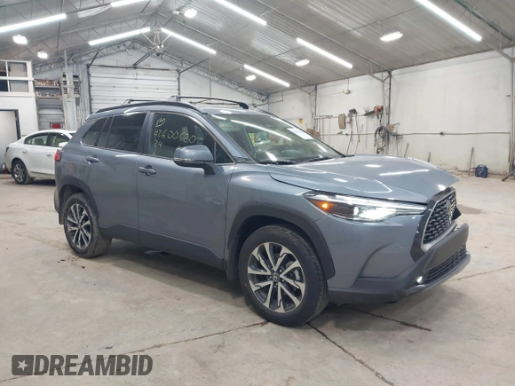 2024 Toyota Corolla Cross XLE with VIN 7MUDAABG4RV119068, listed as a IAAI auction lot 42600620 with 3,817 mi miles and . Bid and sale history available at DreamBid. Image 1.