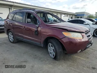 2009 Hyundai Santa Fe Limited with VIN 5NMSH13E09H295628, listed as a Copart auction lot 55196965 with 207,483 mi miles and Salvage title. Bid and sale history available at DreamBid. Image 4.