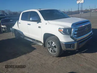 2018 Toyota Tundra SR5 with VIN 5TFAW5F14JX735296, listed as a IAAI auction lot 41759055 with 143,996 mi miles and . Bid and sale history available at DreamBid. Image 1.