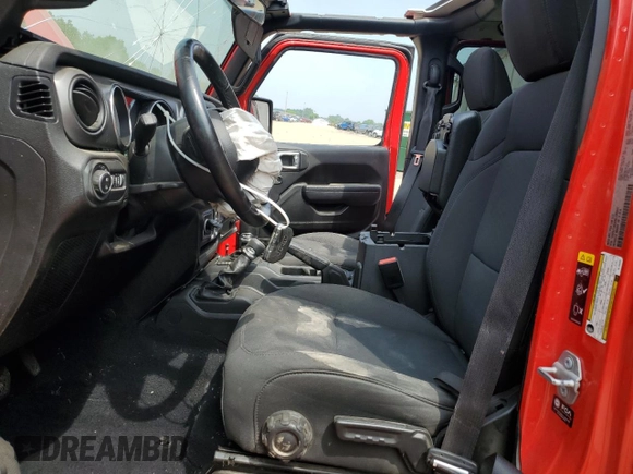 2022 Jeep Gladiator Texas Trail with VIN 1C6HJTAGXNL135397, listed as a Copart auction lot 59975665 with 111,849 mi miles and Non repairable. Bid and sale history available at DreamBid. Image 7.