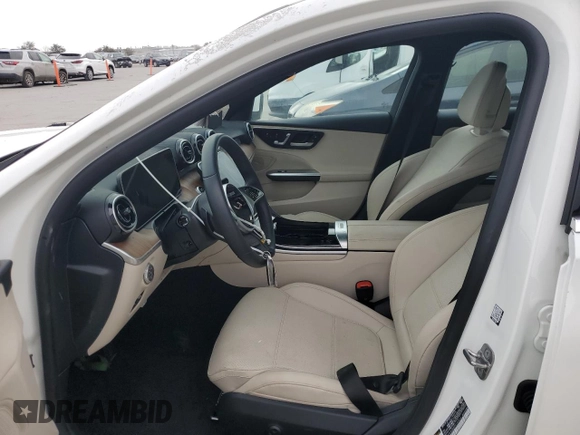 2024 Mercedes-Benz C 300 with VIN W1KAF4GB8RR164810, listed as a Copart auction lot 41474685 with 7,952 mi miles and Salvage Title. Bid and sale history available at DreamBid. Image 7.