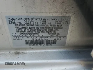 2015 Nissan Note S with VIN 3N1CE2CP5FL405093, listed as a Copart auction lot 54989115 with 129,031 mi miles and Salvage Title. Bid and sale history available at DreamBid. Image 12.