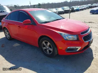 2016 Chevrolet Cruze Limited LT with VIN 1G1PE5SB0G7224942, listed as a IAAI auction lot 41635960 with 104,384 mi miles. Bid and sale history available at carsss.com. Image 1.