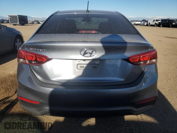 2019 Hyundai Accent SE with VIN 3KPC24A32KE080144, listed as a Copart auction lot 50579045 with 104,058 mi miles and Salvage Title. Bid and sale history available at carsss.com. Image 6.