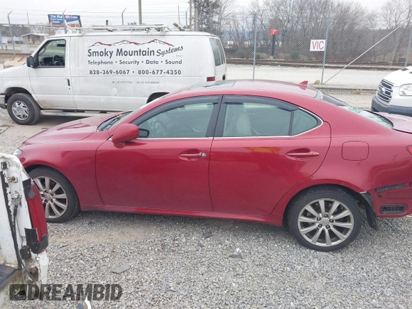 2007 Lexus IS 250 with VIN JTHCK262175013881, listed as a IAAI auction lot 41292352 with 149,533 mi miles. Bid and sale history available at carsss.com. Image 15.