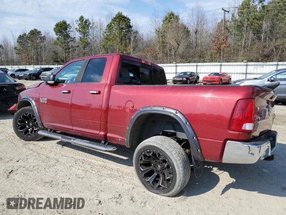 2014 Ram 1500 SLT with VIN 1C6RR7GM0ES338077, listed as a Copart auction lot 42348614 with Not provided miles and Salvage title. Bid and sale history available at DreamBid. Image 2.