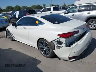 2018 Infiniti Q60 Sport with VIN JN1EV7EK5JM341188, listed as a IAAI auction lot 41990535 with 52,640 mi miles and . Bid and sale history available at DreamBid. Image 3.