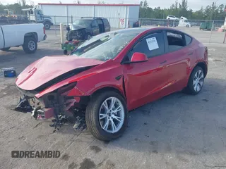 2021 Tesla Model Y Long Range z VIN 5YJYGAEE3MF184396, wystawiony jako IAAI lot #42321116 z przebiegiem Nie podano mil oraz . Historia ofert i sprzedaży dostępna na DreamBid. Obrazek 2.