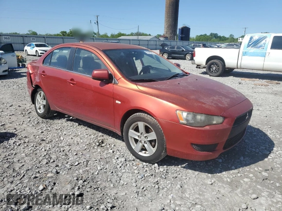 2008 Mitsubishi Lancer DE with VIN JA3AU26U88U031546, listed as a Copart auction lot 52340095 with 212,896 mi miles and Salvage Title. Bid and sale history available at DreamBid. Image 4.