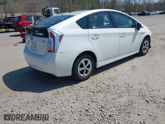 2015 Toyota Prius Four with VIN JTDKN3DU5F1907662, listed as a IAAI auction lot 42048565 with 84,458 mi miles. Bid and sale history available at carsss.com. Image 4.