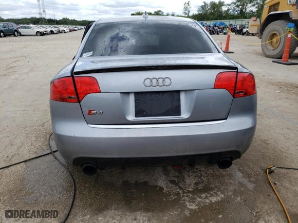 2006 Audi S4 SE with VIN WUAGL78E16A700016, listed as a Copart auction lot 66925984 with 143,727 mi miles and Salvage Title. Bid and sale history available at carsss.com. Image 6.