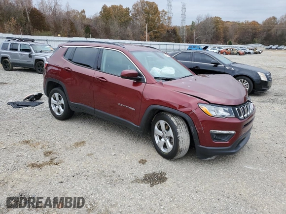 2021 Jeep Compass Altitude with VIN 3C4NJCBB1MT556460, listed as a Copart auction lot 84260314 with 31,531 mi miles and Salvage Title. Bid and sale history available at carsss.com. Image 4.
