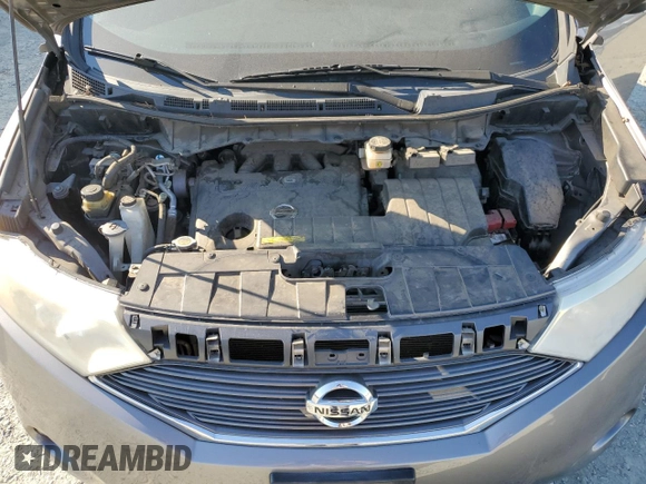 2013 Nissan Quest SV with VIN JN8AE2KP3D9071565, listed as a Copart auction lot 73502144 with 119,617 mi miles and Salvage Title. Bid and sale history available at carsss.com. Image 12.