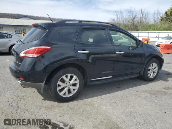 2014 Nissan Murano S with VIN JN8AZ1MW0EW509240, listed as a Copart auction lot 54170735 with 173,286 mi miles and Clean Title. Bid and sale history available at DreamBid. Image 3.