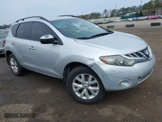 2010 Nissan Murano LE with VIN JN8AZ1MW0AW105655, listed as a IAAI auction lot 41726245 with 999,999 mi miles. Bid and sale history available at carsss.com. Image 1.