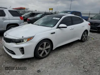 2016 Kia Optima SX Turbo with VIN 5XXGW4L28GG016926, listed as a Copart auction lot 51582135 with 69,646 mi miles and Salvage Title. Bid and sale history available at carsss.com. Image 1.