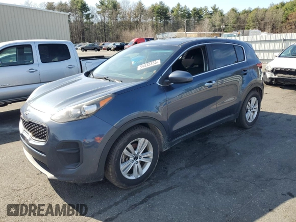 2017 Kia Sportage LX with VIN KNDPM3AC9H7214288, listed as a Copart auction lot 54432335 with 204,728 mi miles and Clean Title. Bid and sale history available at carsss.com. Image 1.