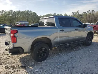 2021 Chevrolet Silverado 1500 Custom Trail Boss with VIN 3GCPYCEF4MG226338, listed as a Copart auction lot 49102115 with 76,117 mi miles and Salvage Title. Bid and sale history available at DreamBid. Image 3.