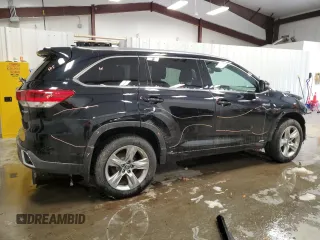 2019 Toyota Highlander Hybrid Limited with VIN 5TDDGRFH7KS053812, listed as a Copart auction lot 51687295 with 77,700 mi miles and Salvage title. Bid and sale history available at DreamBid. Image 3.