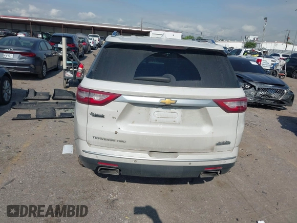 2020 Chevrolet Traverse High Country with VIN 1GNEVNKWXLJ135322, listed as a IAAI auction lot 42042466 with 105,748 mi miles and . Bid and sale history available at DreamBid. Image 16.