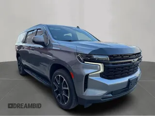 2021 Chevrolet Suburban RST with VIN 1GNSKEKD9MR358433, listed as a Copart auction lot 56817195 with 216,827 mi miles and Clean Title. Bid and sale history available at DreamBid. Image 1.