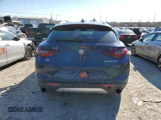 2019 Alfa Romeo Stelvio Ti with VIN ZASPAKBN6K7C44172, listed as a Copart auction lot 43384485 with Not provided miles and Salvage title. Bid and sale history available at DreamBid. Image 6.