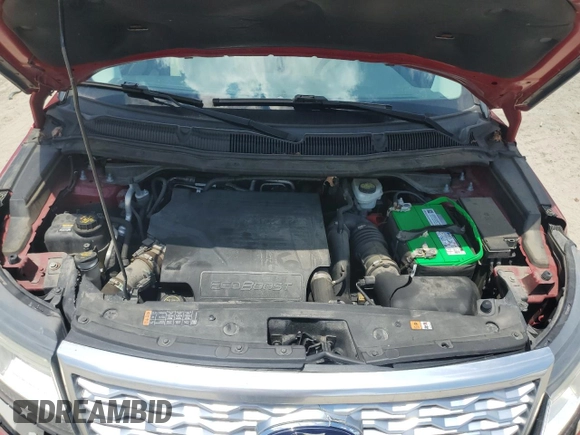2016 Ford Explorer Platinum with VIN 1FM5K8HTXGGB49137, listed as a Copart auction lot 60952975 with 95,555 mi miles and Salvage title. Bid and sale history available at DreamBid. Image 12.
