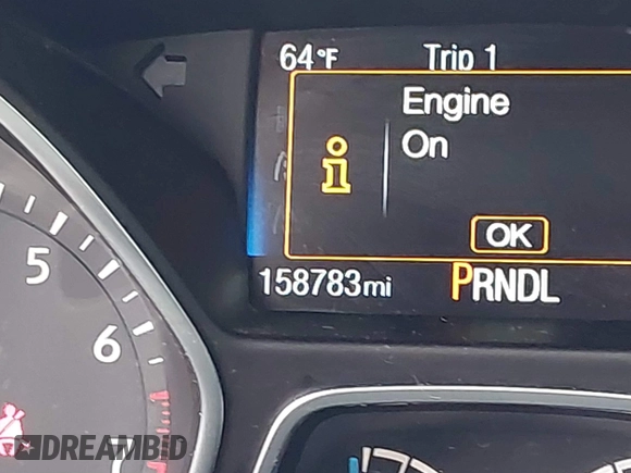 2018 Ford Focus SE with VIN 1FADP3F27JL295790, listed as a IAAI auction lot 41613228 with 158,783 mi miles. Bid and sale history available at carsss.com. Image 15.