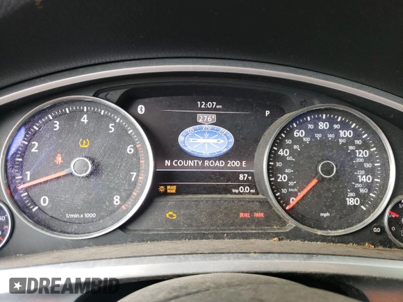 2012 Volkswagen Touareg Exec with VIN WVGEF9BP9CD009937, listed as a Copart auction lot 59622944 with Not Provided miles and Clean Title. Bid and sale history available at DreamBid. Image 9.