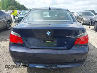 2005 BMW 5 Series 530i with VIN WBANA73515B813665, listed as a IAAI auction lot 42120936 with 142,059 mi miles and . Bid and sale history available at carsss.com. Image 16.