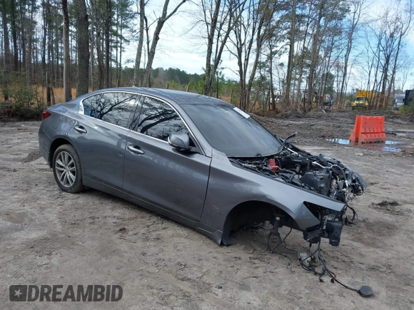2021 Infiniti Q50 Pure z VIN JN1EV7ARXMM750634, wystawiony jako IAAI lot #41743851 z przebiegiem Nie podano mil oraz . Historia ofert i sprzedaży dostępna na DreamBid. Obrazek 1.