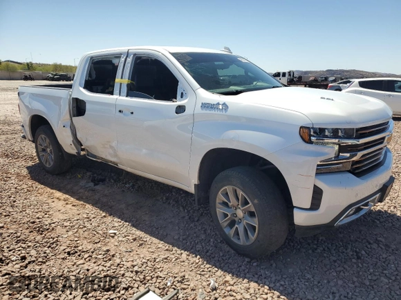 2022 Chevrolet Silverado 1500 High Country with VIN 1GCUYHEL3NZ116548, listed as a Copart auction lot 49336275 with 96,955 mi miles and Salvage Title. Bid and sale history available at DreamBid. Image 4.