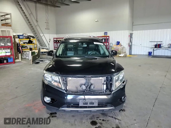 2015 Nissan Pathfinder Platinum with VIN 5N1AR2MM1FC700700, listed as a Copart auction lot 56637765 with 201,149 mi miles and Salvage title. Bid and sale history available at DreamBid. Image 15.