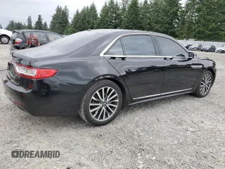 2017 Lincoln Continental Select z VIN 1LN6L9SK1H5637381, wystawiony jako Copart lot #60601455 z przebiegiem 57 017 mil mil oraz Szkoda całkowita • Salvage title. Historia ofert i sprzedaży dostępna na DreamBid. Obrazek 3.