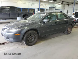 2005 Mazda Mazda6 i with VIN 1YVFP80C955M76721, listed as a Copart auction lot 51696265 with 127,704 mi miles and Salvage Title. Bid and sale history available at carsss.com. Image 1.