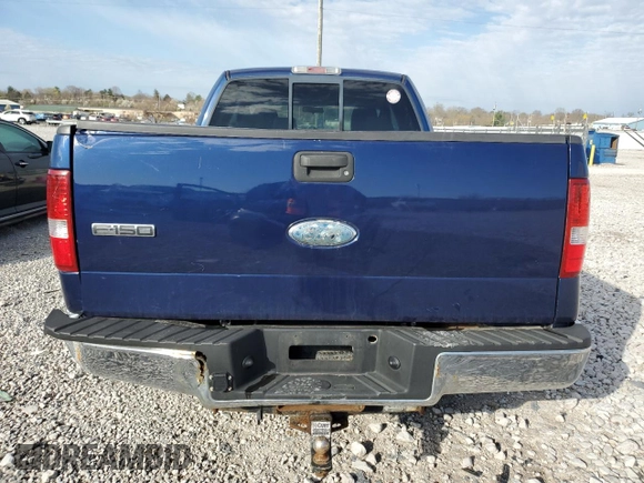2007 Ford F-150 STX with VIN 1FTRX12W17FA68454, listed as a Copart auction lot 50409485 with 256,600 mi miles and Salvage Title. Bid and sale history available at DreamBid. Image 6.