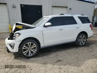 2020 Ford Expedition Limited with VIN 1FMJU1KT9LEA41087, listed as a Copart auction lot 43025775 with 65,416 mi miles and Salvage Title. Bid and sale history available at carsss.com. Image 1.