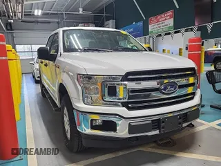 2020 Ford F-150 XL with VIN 1FTEW1E52LFB16350, listed as a IAAI auction lot 42285671 with 100,043 mi miles and . Bid and sale history available at DreamBid. Image 1.