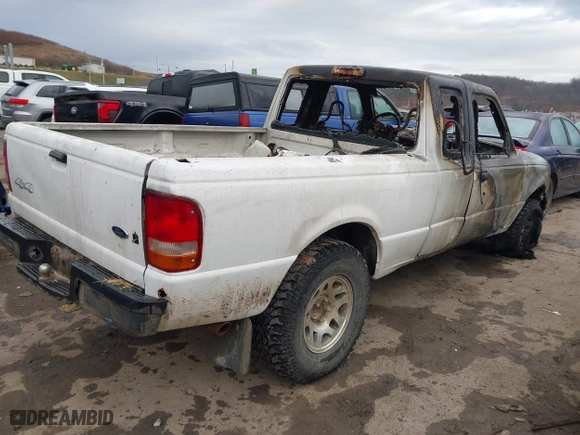 1999 Ford Ranger XLT with VIN 1FTZR15X1XTA43425, listed as a IAAI auction lot 41138156 with 129,715 mi miles. Bid and sale history available at carsss.com. Image 4.