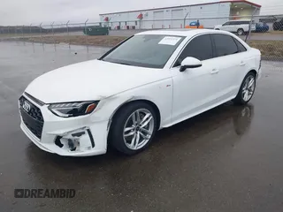 2023 Audi A4 S line Premium Plus z VIN WAUEAAF44PN007093, wystawiony jako IAAI lot #42071571 z przebiegiem 51 244 mil mil oraz . Historia ofert i sprzedaży dostępna na DreamBid. Obrazek 17.