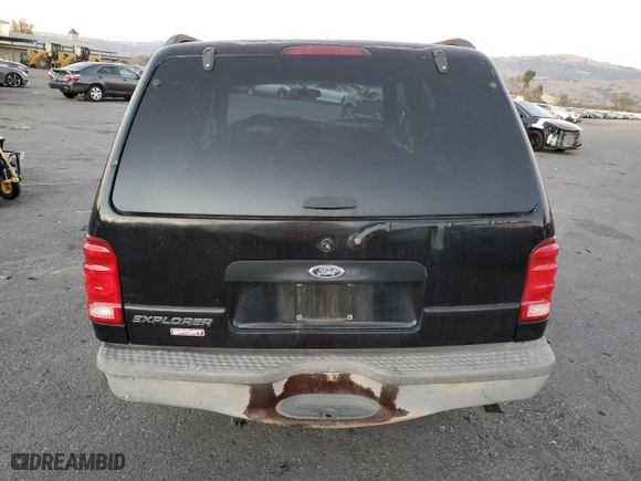 2001 Ford Explorer Sport with VIN 1FMYU60E51UB02972, listed as a Copart auction lot 83496314 with 166,281 mi miles and Salvage Title. Bid and sale history available at carsss.com. Image 6.