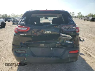2018 Jeep Cherokee Latitude with VIN 1C4PJLCB1JD537318, listed as a Copart auction lot 50193055 with 90,960 mi miles and Salvage title. Bid and sale history available at DreamBid. Image 6.