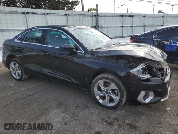 2024 Audi A3 Premium z VIN WAUAUDGY5RA079343, wystawiony jako Copart lot #45849855 z przebiegiem 25 325 mil mil oraz Czysty tytuł • Clean title. Historia ofert i sprzedaży dostępna na DreamBid. Obrazek 4.